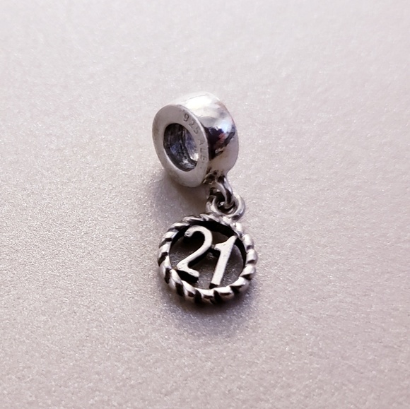 Pandora Jewelry - Authentic Pandora Retired 21 Dangle Charm